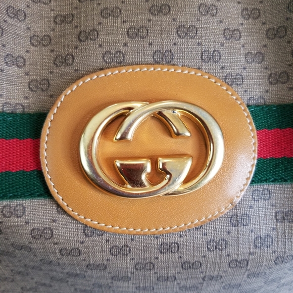 Authentic Rare Vintage Gucci Large Tote - Picture 5 of 11